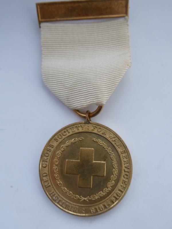 BRITISH RED CROSS SOCIETY MEDAL FOR WAR SERVICES 1914/1918