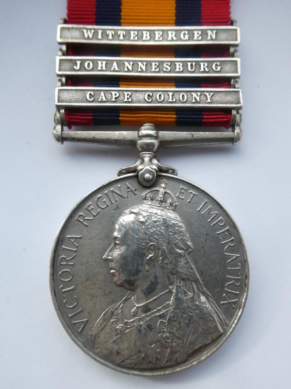 QUEENS SOUTH AFRICA MEDAL-TO McLENNAN-CAMERONIAN HIGHLANDERS