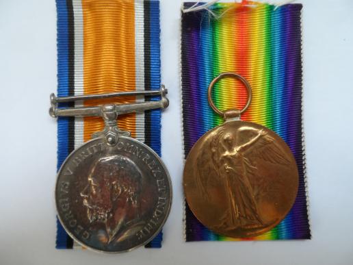 BWM/VICTORY MEDAL-OAKEY(M.B.E.)-R.N.V.R-TRAINED AS A PILOT IN THE R.N.A.S.