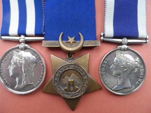 EGYPT LONG SERVICE GROUP OF THREE TO- PEERSFIELD ROBERTS- ROYAL MARINES