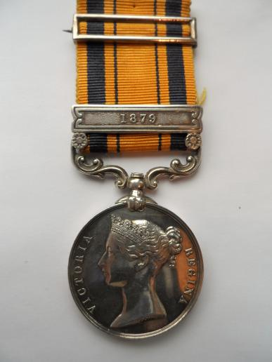 SOUTH AFRICA MEDAL  (1877-79)-CLASP-1879-BLACKMORE 3/60TH FOOT
