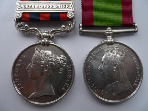 CAMPAIGN PAIR TO BYRNE-19TH REGT( YORKSHIRE) AND NORTHUMBERLAND FUSILIERS