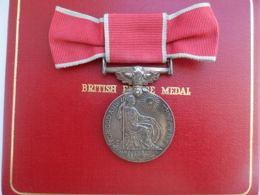 BRITISH EMPIRE MEDAL-MISS CLAIRE MARY BEATRICE BRIDCUTT