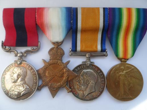 DISTINGUISHED CONDUCT MEDAL GROUP OF FOUR TO HODGSON-6TH NORTHUMBERLAND FUSILIERS