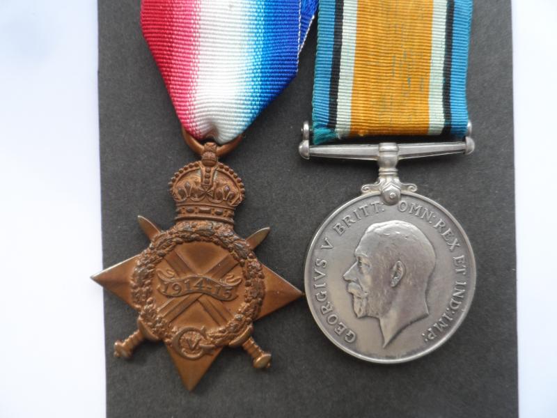 1914/15 STAR AND BRITISH WAR MEDAL TO CAWTHORNE-ARMY VETERINARY CORPS