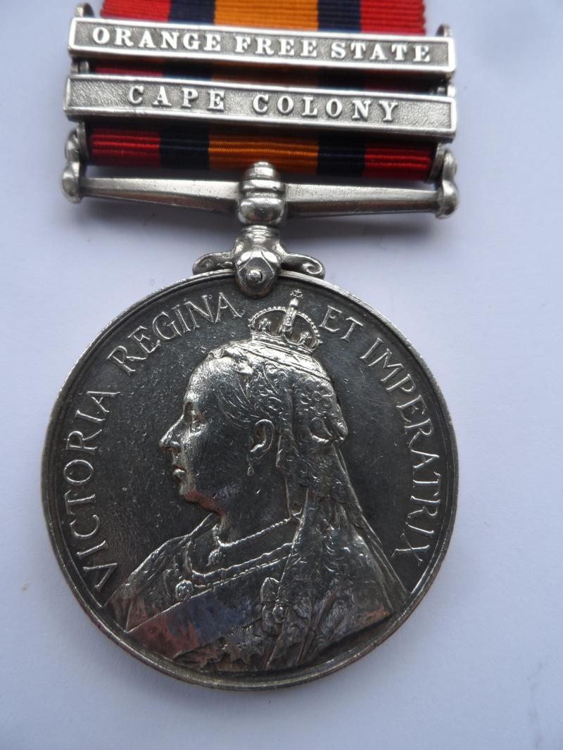 QUEENS SOUTH AFRICA MEDAL-TO SLOCOMBE ROYAL ARMY MEDICAL CORPS.