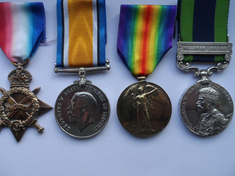 A SCARCE MALABAR GROUP OF FOUR TO TROOPER MORAN 2ND DRAGOON GUARDS (BAYS)