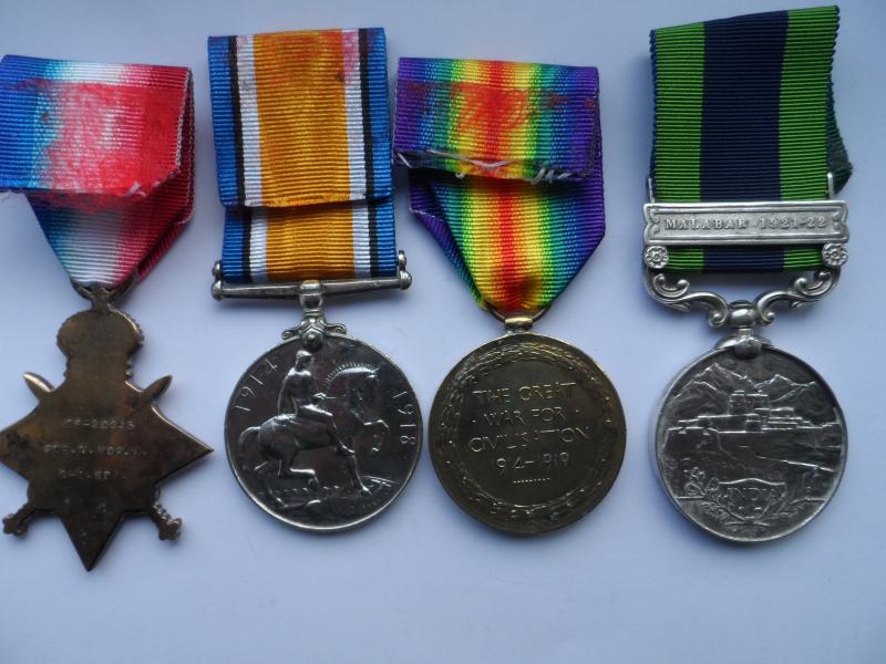 A SCARCE MALABAR GROUP OF FOUR TO TROOPER MORAN 2ND DRAGOON GUARDS (BAYS)