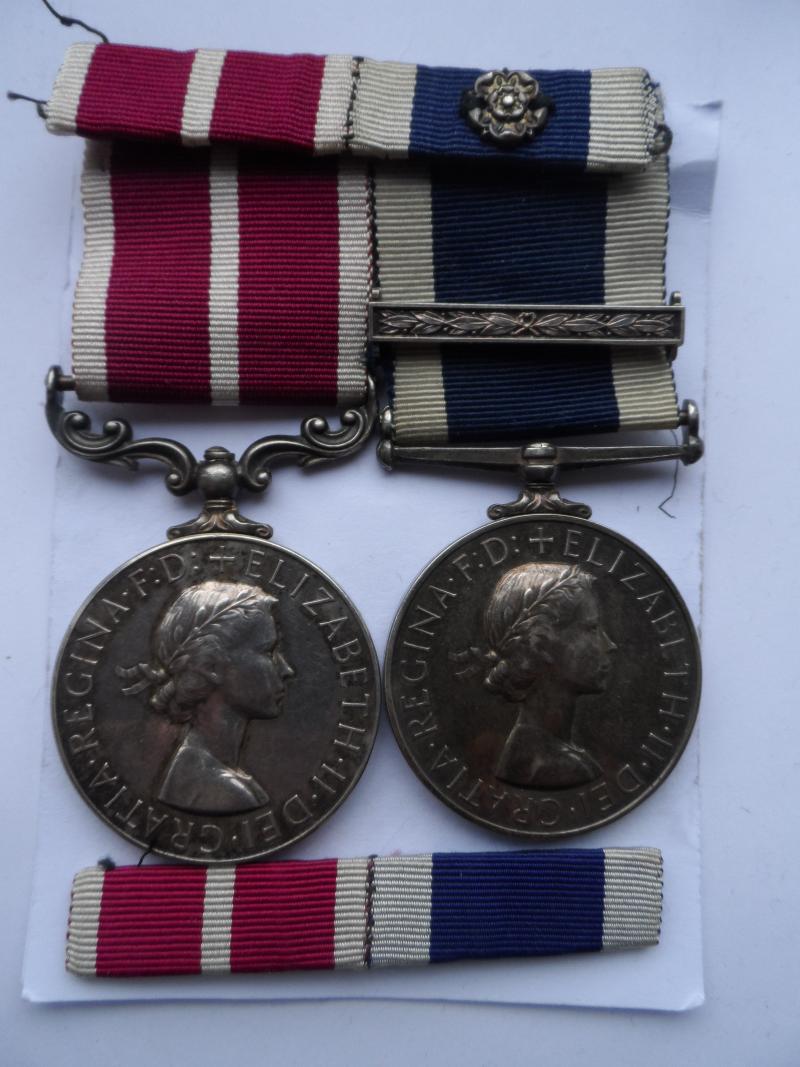 A SCARCE MERITORIOUS SERVICE/LONG SERVICE PAIR-TO WARRANT OFFICER/PETTY OFFICER AIRCREWMAN DODGSON-ROYAL NAVY