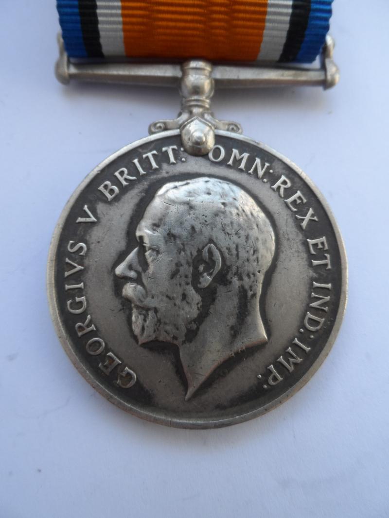 BRITISH WAR MEDAL-TO 2nd LIEUT. A.P.FLETCHER- ROYAL ENGINEERS 175TH TUNELLING COMPANY-KILLED IN ACTION 1ST OCTOBER 1915 AT HILL 60