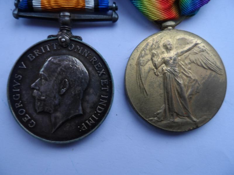BRITISH WAR AND VICTORY MEDALS-TO WALTON- LANCASHIRE FUSILIERS