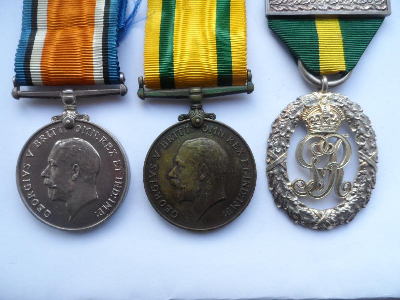 TERRITORIAL FORCE WAR MEDAL GROUP OF THREE TO LIEUTENANT COLONEL SYDNEY HAMPDEN WHITE, O.B.E., T.D