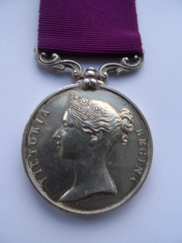 MERITORIOUS SERVICE MEDAL (VICTORIA) TO SERJEANT THOMAS BROWN 15TH FOOT