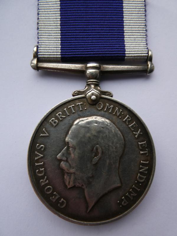 ROYAL NAVY LONG SERVICE AND GOOD CONDUCT MEDAL-TO FORD-H.M.S.BERWICK-SERVED WW1 AND WW2