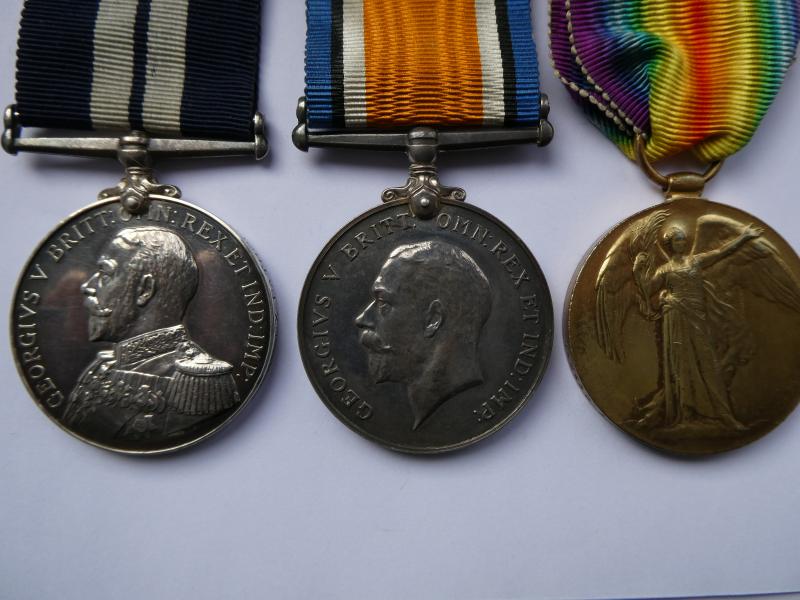 DISTINGUISHED SERVICE MEDAL GROUP OF THREE TO PEGDEN-