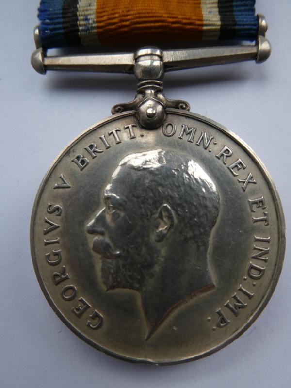 BRITISH WAR MEDAL-TO GRIFFIN-IRISH GUARDS-DIED OF WOUNDS ON 8TH OCTOBER 1918