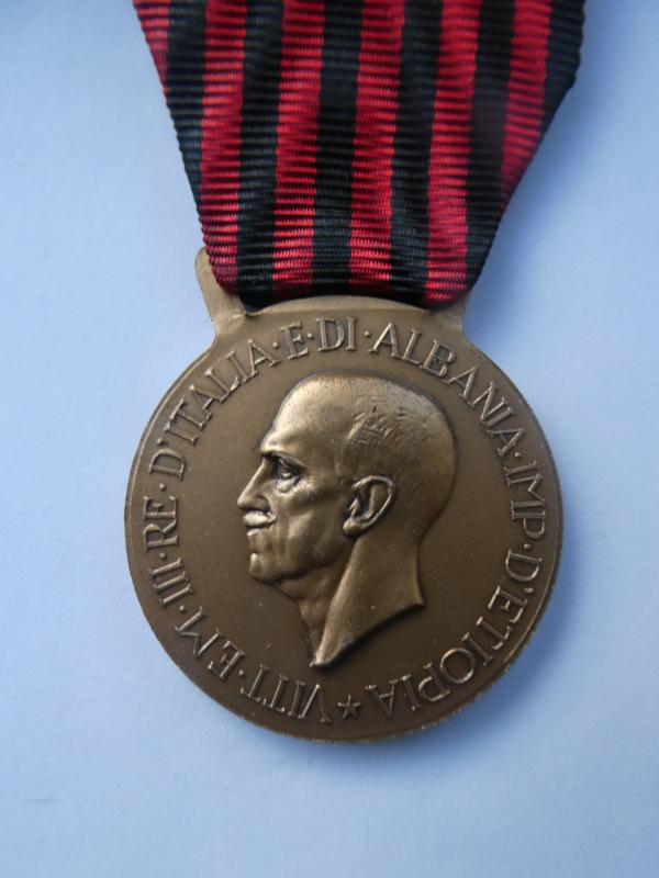 ITALY-EXPEDITION TO ALBANIA CAMPAIGN MEDAL-TYPE 1