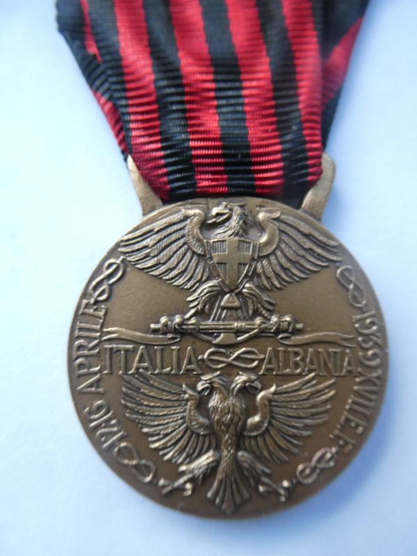 ITALY-EXPEDITION TO ALBANIA CAMPAIGN MEDAL-TYPE 1