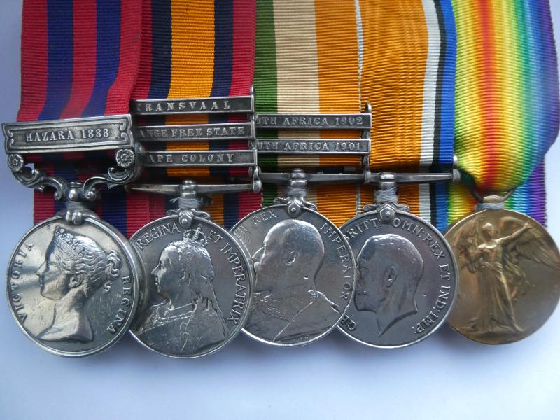 GROUP OF FIVE TO GRIFFIN-SUFFOLK REGIMENT AND ARMY VETERINARY CORPS