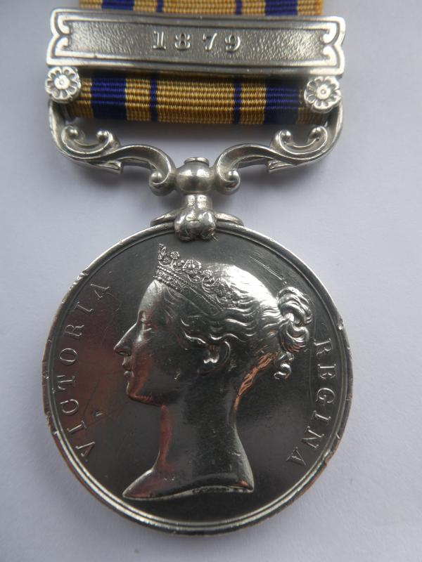 SOUTH AFRICA (ZULU) MEDAL-CLASP 1879-TO SEFETE-HERSCHEL NATIVE CONTINGENT