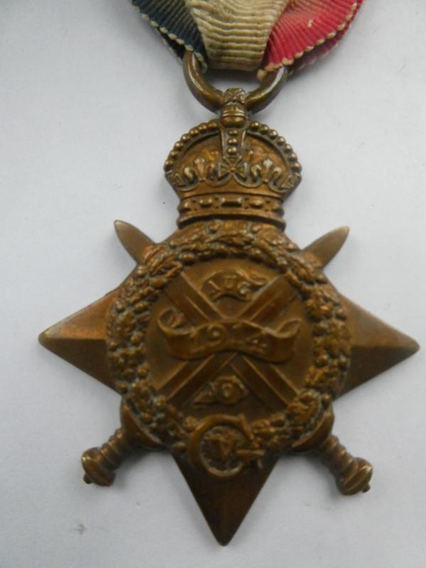 1914 STAR TO MC GLONE-ROYAL ENGINEERS-LATER SERVED WITH THE ROYAL IRISH FUSILIERS