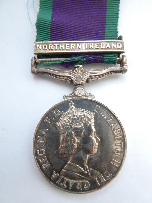 CAMPAIGN SERVICE MEDAL-NORTHERN IRELAND- TO BAKER -R.A.O.C