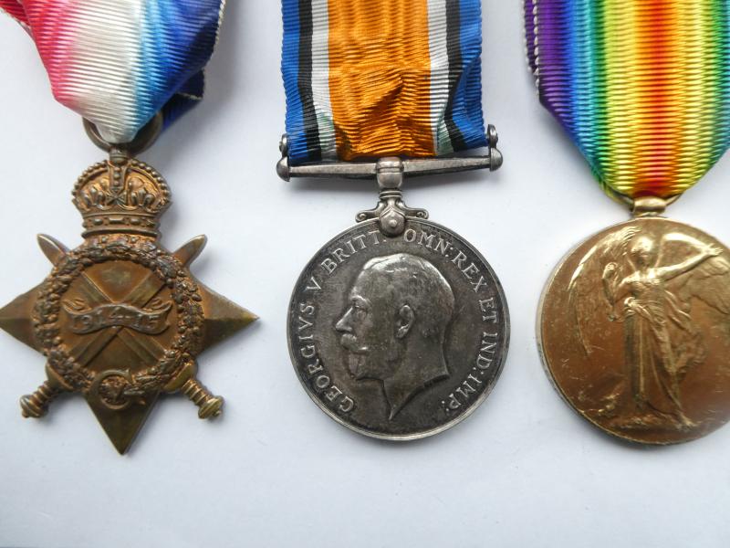 1914/15 STAR TRIO TO LITTLER-4TH BTN ROYAL FUSILIERS-KILLED IN ACTION ON 26TH APRIL 1916