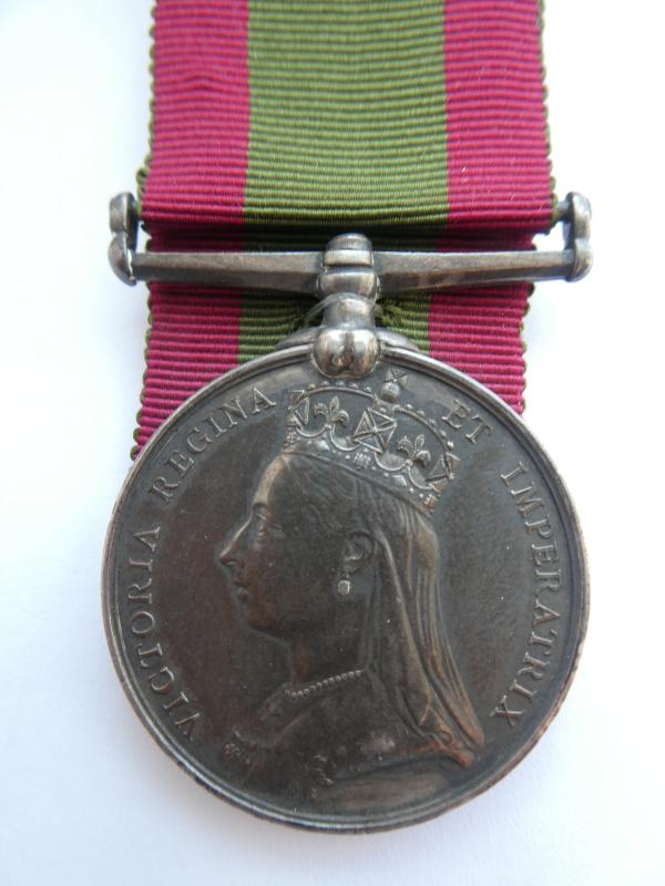 AFGHANISTAN  1878-79-80-NO CLASP-TO DRIVER TYE-ROYAL HORSE ARTILLERY-DIED AT PISHMA