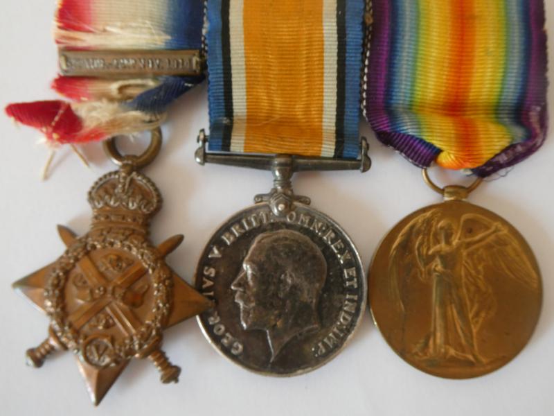 1914 STAR AND BAR TRIO-TO STONE-12TH LANCERS