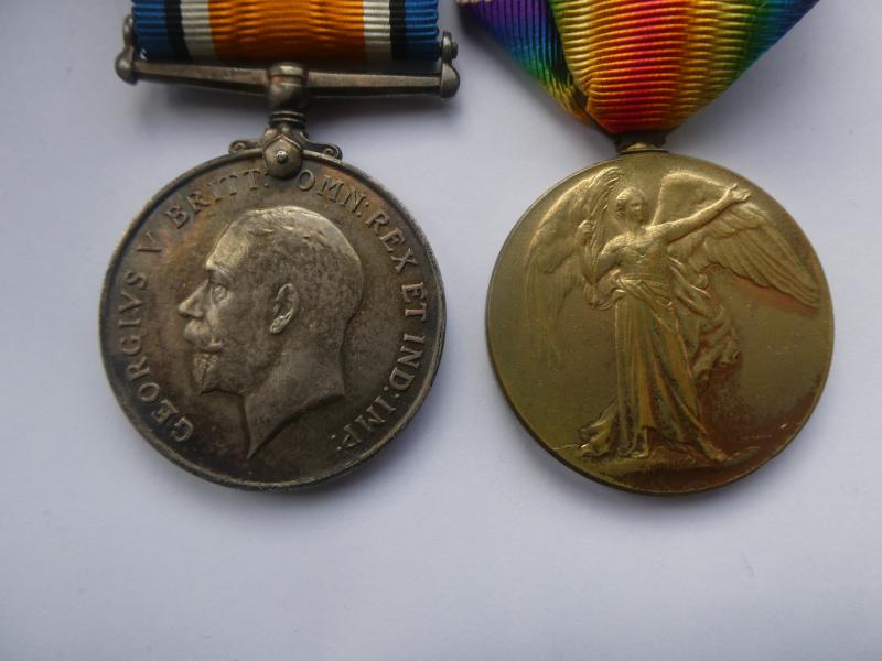 BRITISH WAR AND VICTORY MEDALS TO CAPTAIN H.H.DAVIES