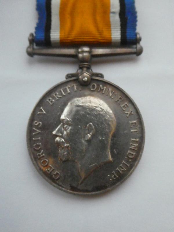 BRITISH WAR MEDAL TO GOWARD-12TH NORFOLK YEOMANY BTN-NORFOLK REGT-KILLED IN ACTION ON 19/08/1918