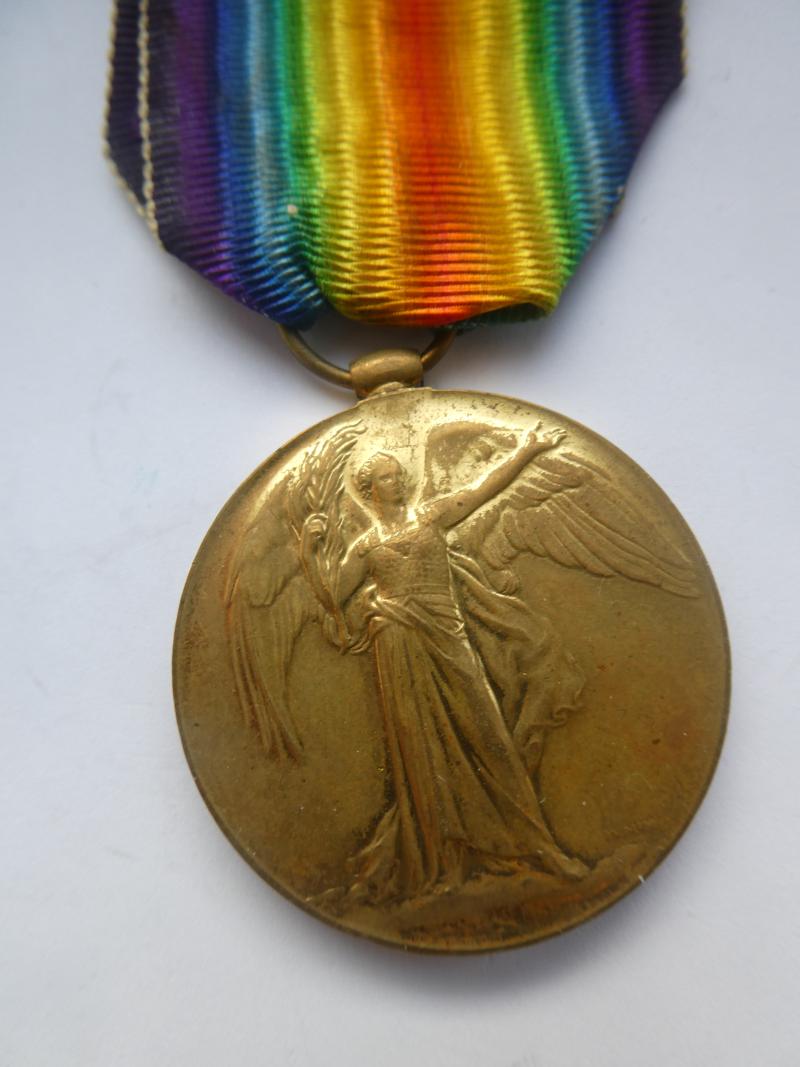 VICTORY MEDAL TO BURRELL-NORFOLK REGT