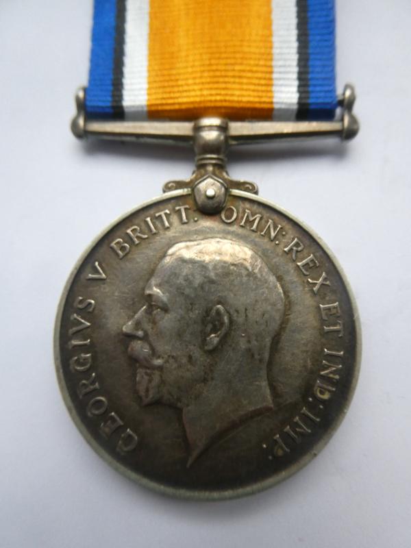 BRITISH WAR MEDAL  TO WILLETT-NORFOLK REGT-KILLED IN ACTION ON 07/07/1918