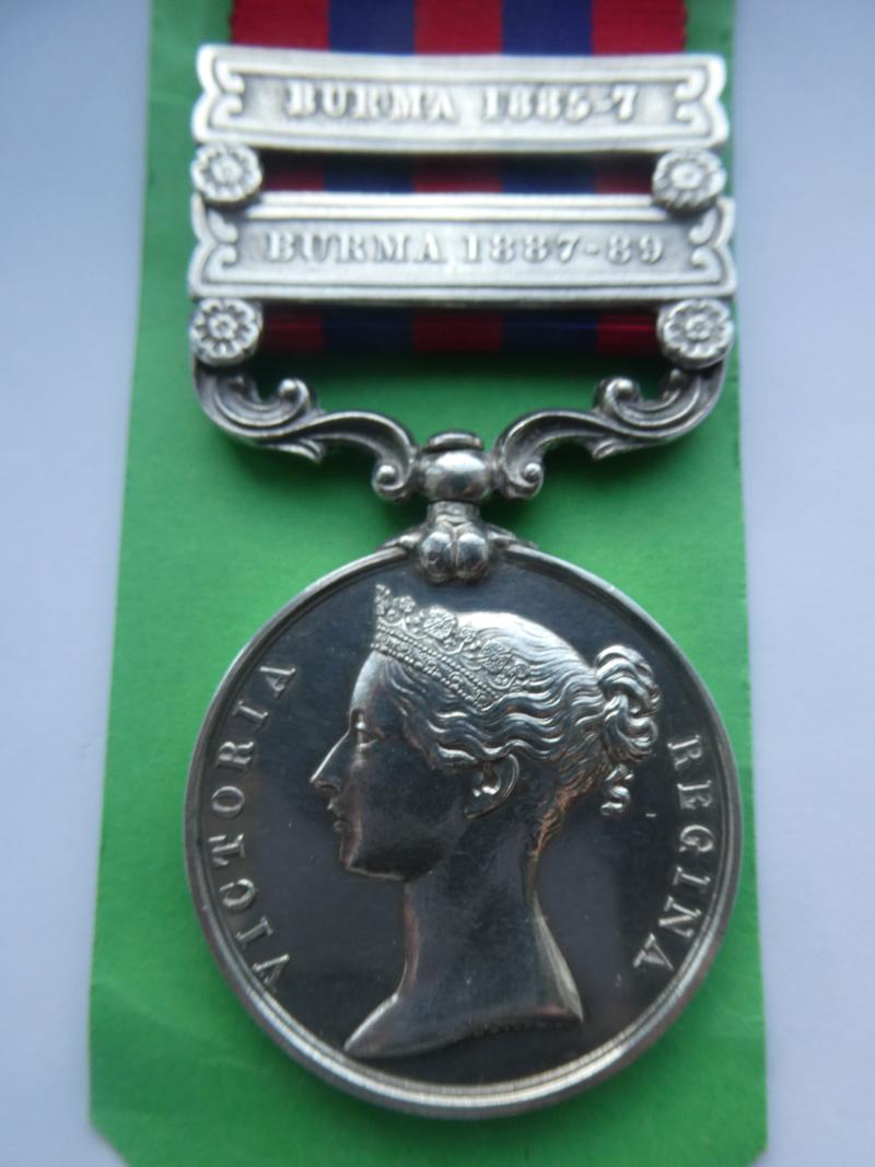 INDIA GENERAL SERVICE MEDAL (1854) RE-NAMED TO BOULDING -51ST K.O.Y.L.I