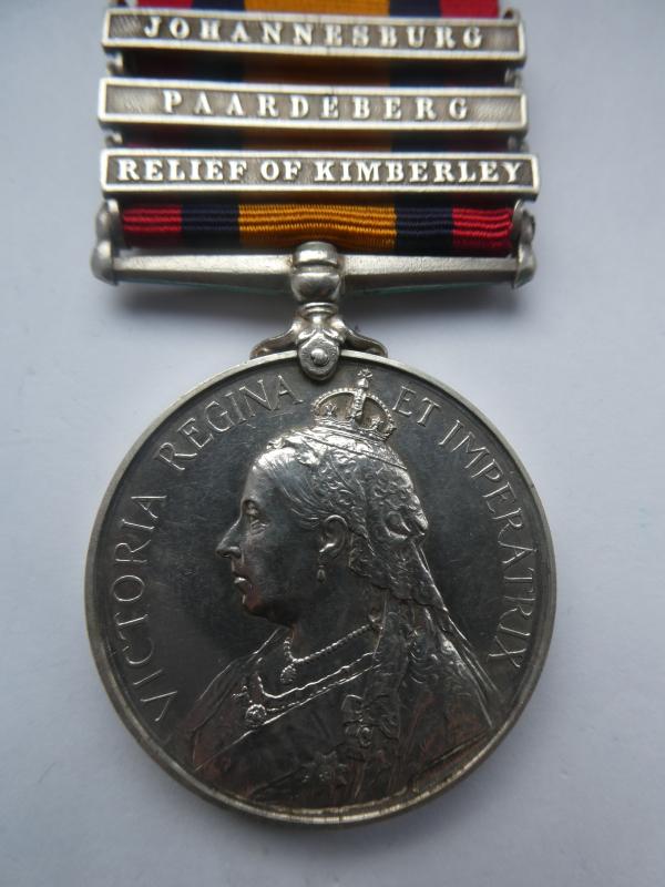 QUEENS SOUTH AFRICA MEDAL TO PUTTOCK- NORFOLK REGIMENT