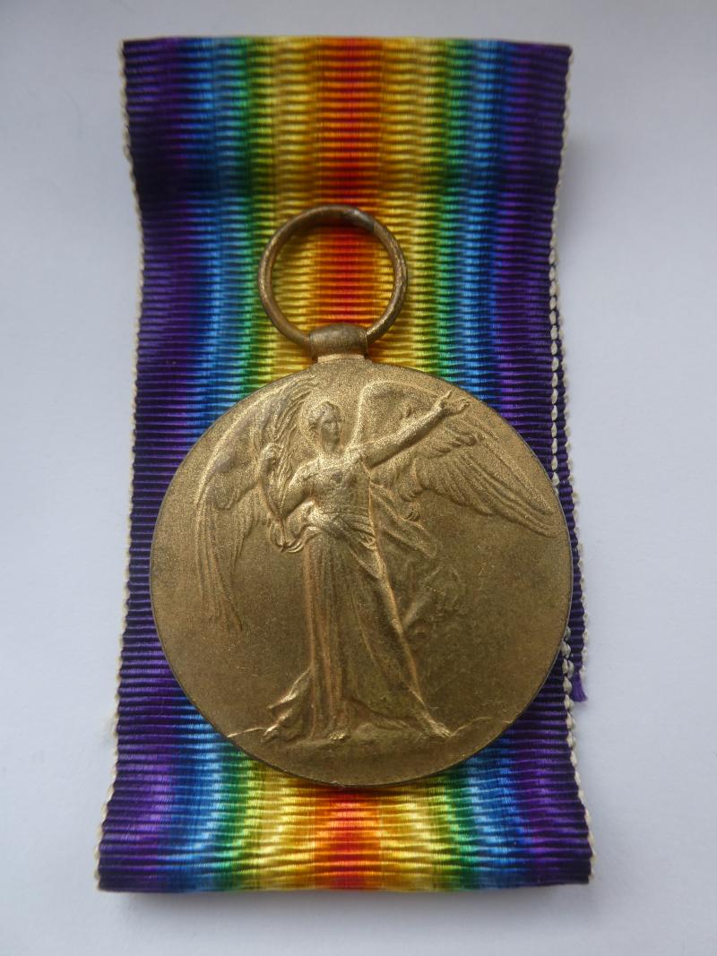 VICTORY MEDAL TO HOWE-NORFOLK REGIMENT-KILLED IN ACTION ON THE FIRST DAY OF THE SOMME