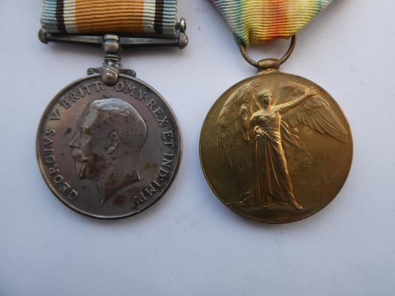 BRITISH WAR AND VICTORY MEDALS-TO BURGESS-ROYAL ARMY MEDICAL CORPS