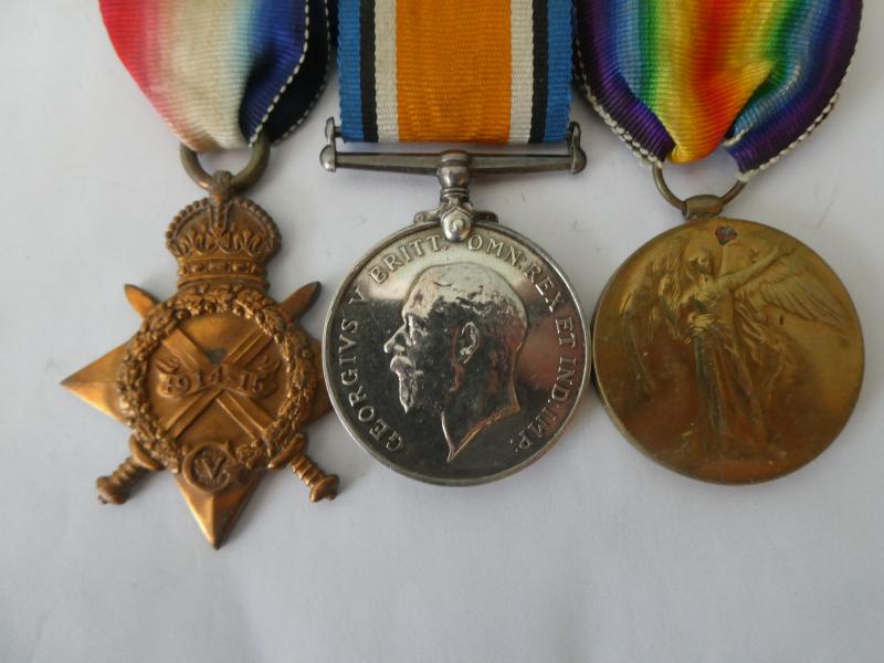 1914/15 STAR TRIO TO ALCOCK-NORFOLK YEOMANRY-ALSO SERVED WITH THE MACHINE GUN CORPS CAVALRY