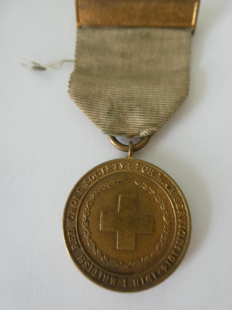 BRITISH RED CROSS SOCIETY FOR WAR SERVICES 1914-1918 MEDAL