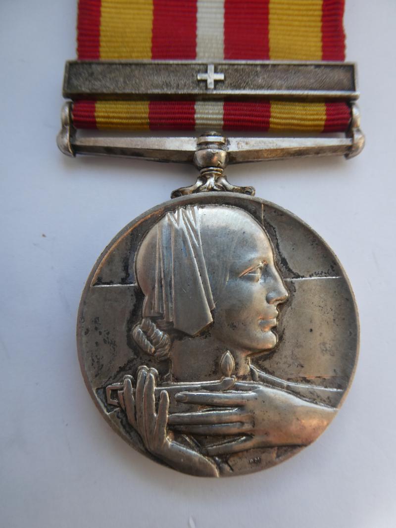 VOLUNTARY MEDICAL SERVICE MEDAL-TO MISS SARAH GRAINGER
