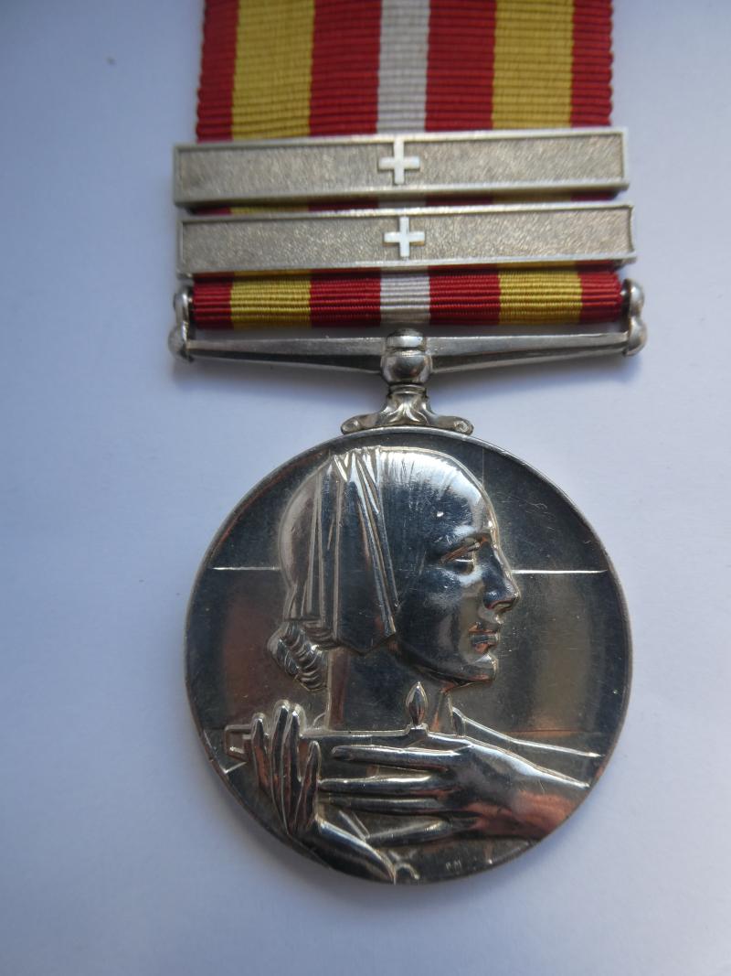 VOLUNTARY MEDICAL SERVICE MEDAL-TO F.BURTON