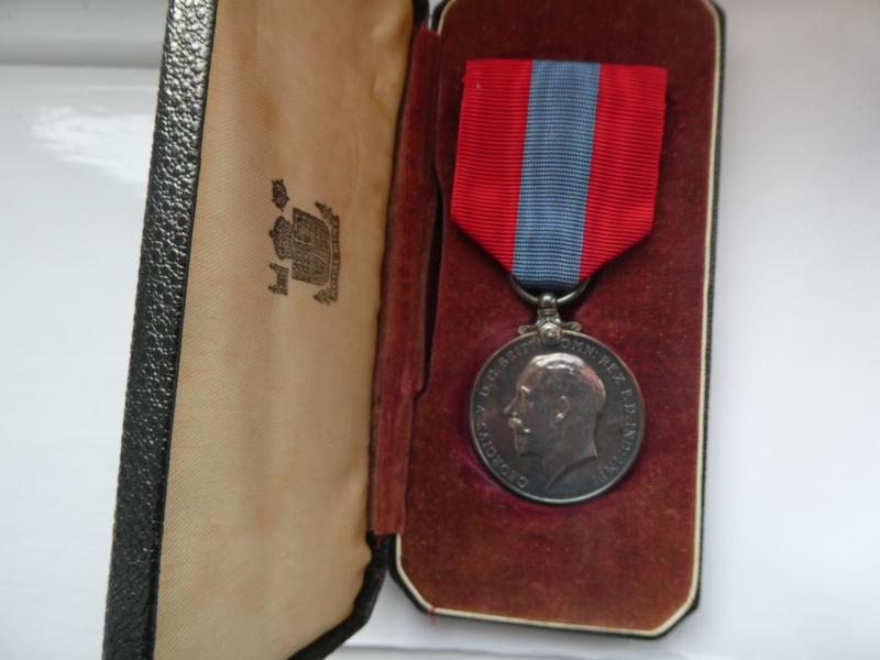 IMPERIAL SERVICE MEDAL-TO ALBERT WILBY-IN ORIGINAL ROYAL MINT BOX OF ISSUE