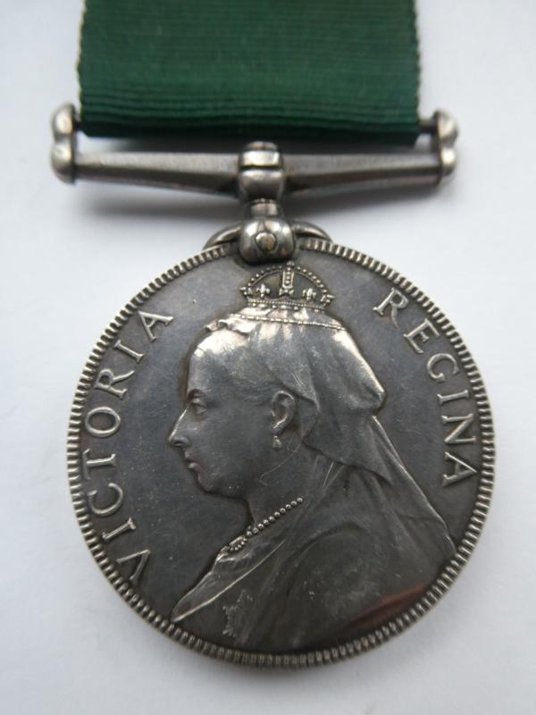 VICTORIA-VOLUNTEER LONG SERVICE MEDAL TO GUNNS 4TH VOLUNTEER BTN NORFP;K REGT