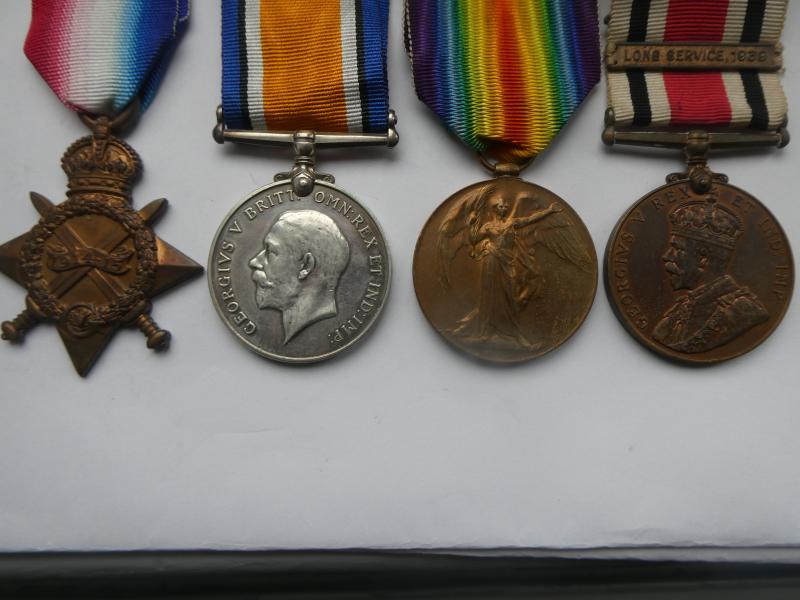 GROUP OF FOUR TO CHARLES A GRIMBLE-NORFOLK YEOMANRY AND SPECIAL CONSTAB ULARY