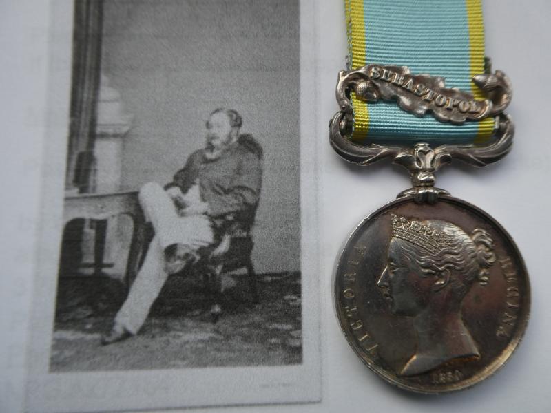 CRIMEA MEDAL TO CAPTAIN WILLIAM CAPELL CLARKE -23rd ROYAL WELSH FUSILIERS