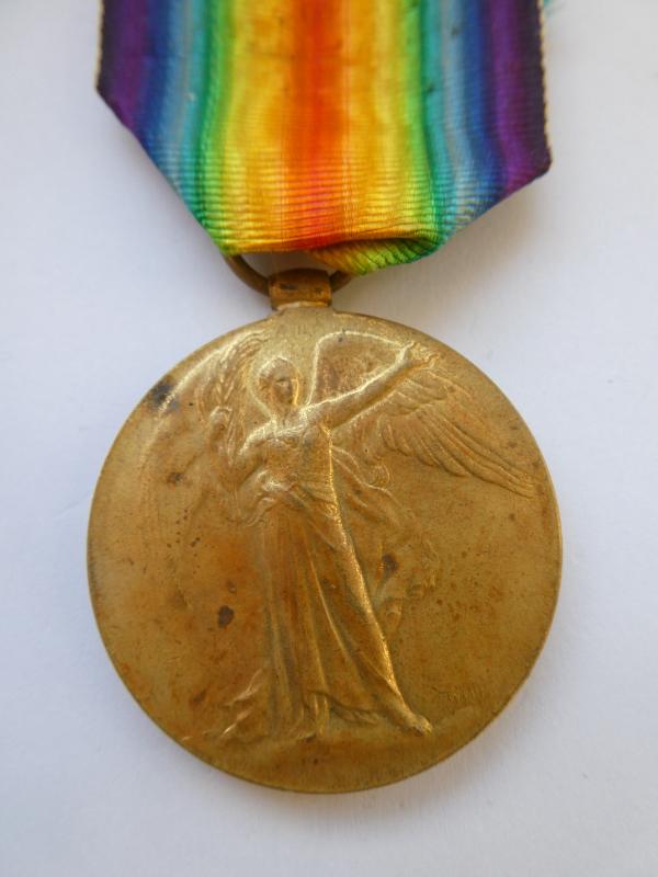 VICTORY MEDAL-TO MITCHELL-ROYAL SUSSEX REGT