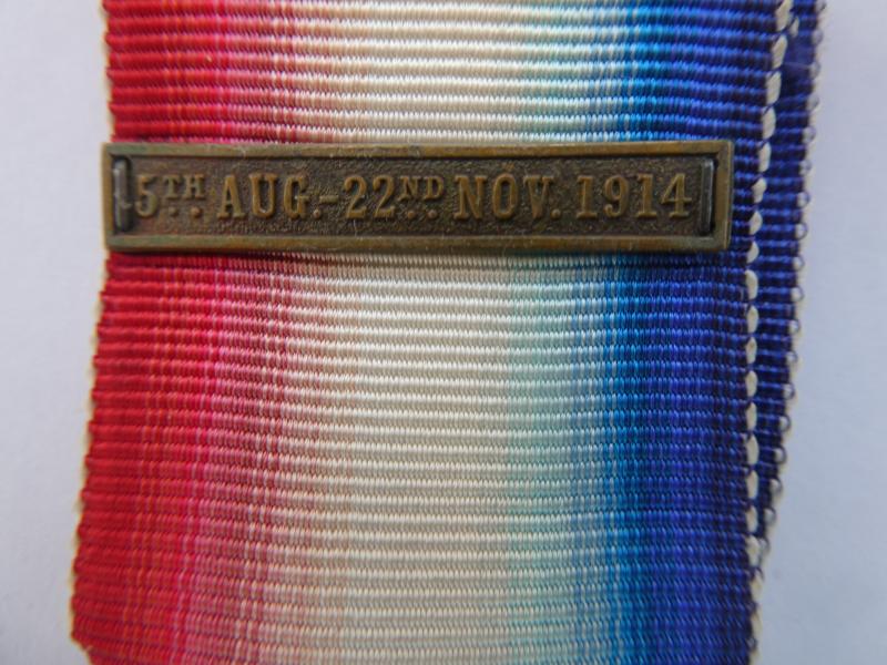 1914 STAR AND GENUINE AUG-NOV CLASP-TO LOANE-NORFOLK REGIMENT-DIED OF WOUNDS ON 2ND MARCH 1915