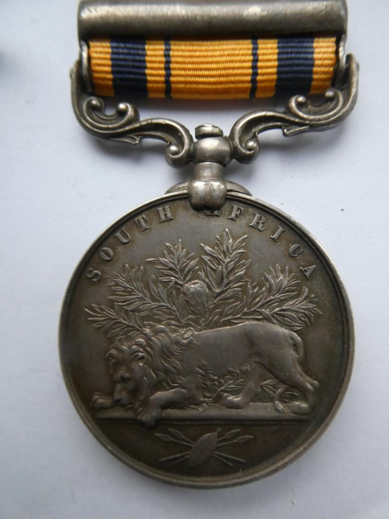 SOUTH AFRICA MEDAL (ZULU WARS) CLASP 1879-TO ELVIN-ROYAL MARINES-H.M.S.