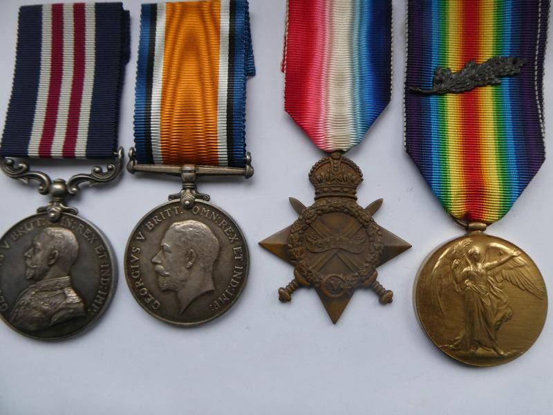 MILITARY MEDAL-MENTIONED IN DESPATCHES GROUP OF FOUR TO FREEMAN-46TH DIVISIONAL SIGNALLING COMPANY ROYAL ENGINEERS TERRITORIAL FORCE