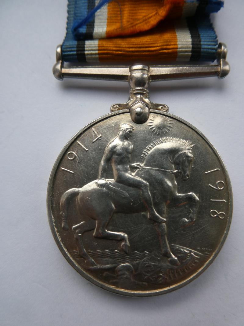 BRITISH WAR MEDAL TO CAPTAIN ARTHUR NEVILLE SUGGIT-3RD GLOUCESTER REGT -MENTIONED IN DESPATCHES